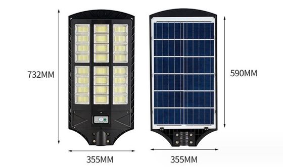 Éclairage de rue extérieur de 100W, LED Sensor solaire de mouvement