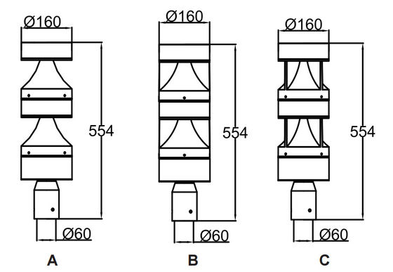 Lumières extérieures à LED en alliage d'aluminium extrudé 2835 6500K IP65 résistant à la rouille